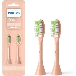Philips One by Sonicare Pack of 2 Toothbrush Brush Heads Shimmer BH1022/05